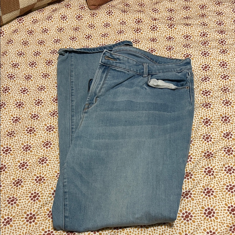 Old Navy Women's Light Blue Boot Cut Jeans